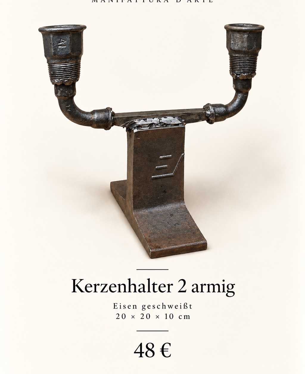 ORVETTRA Werktafel: Kerzenhalter 2-armig