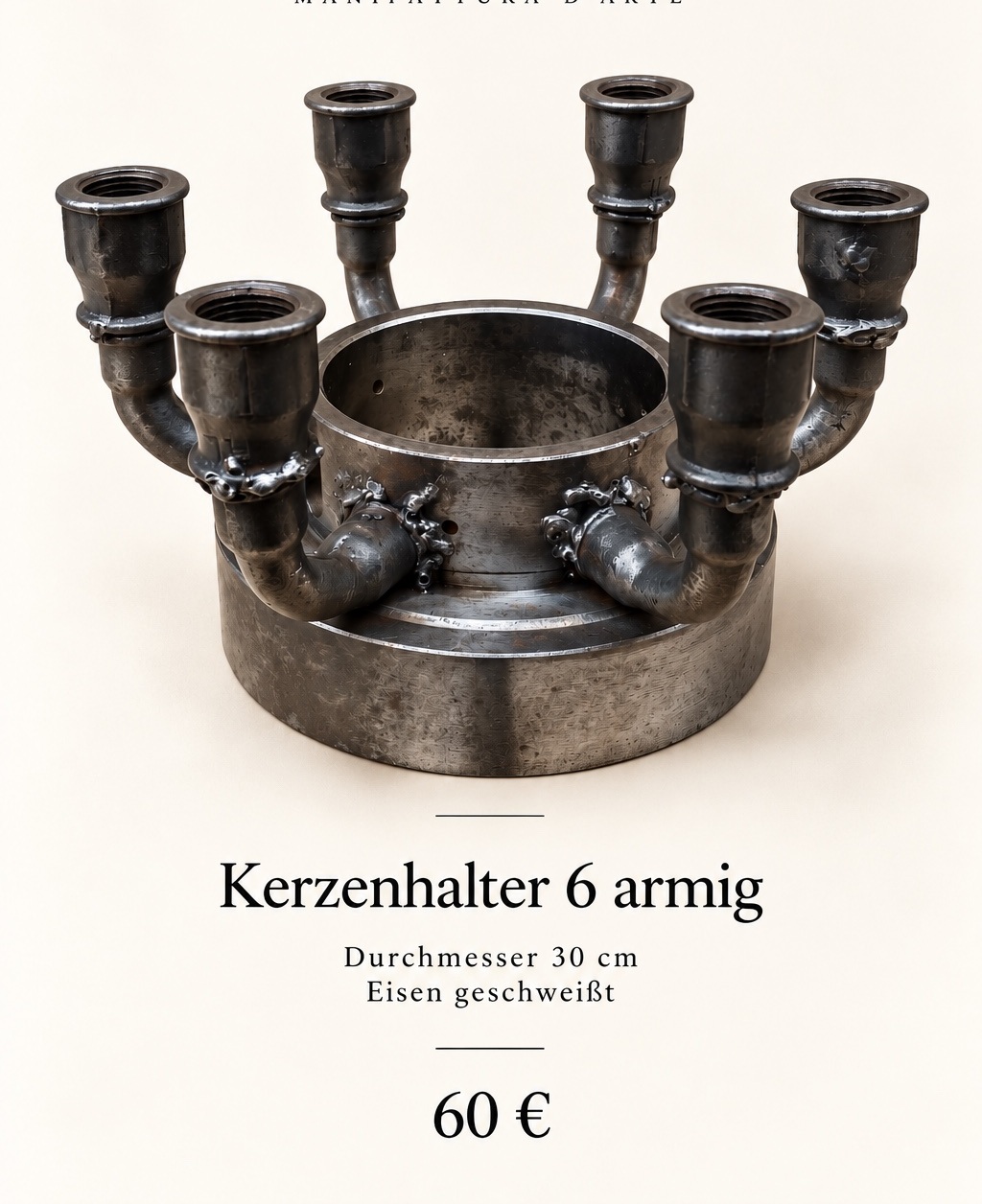 ORVETTRA Werktafel: Kerzenhalter 6-armig